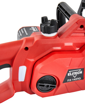 Электропила Elitech ДМ ПЭ 142ПО (1400Вт,шина30см,шаг3/8",паз1.3мм,4,8кг,поперечное распол. дв-ля) 
