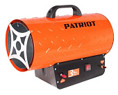 Пушка тепловая газовая PATRIOT GS12 (12кВт, 320м3/ч, пьезо поджиг, редуктор, шланг) 633445012