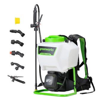 Опрыскиватель аккум. Greenworks G24BSPII (24V, 5бар, 1,9л/мин, 15л., без АКБ и ЗУ) 5300307