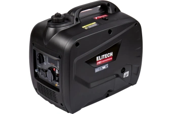 Бензогенератор Elitech HD GIS 2600RМ (инв,4-т,мак2,6/ном2,3кВт,т/б-4л,25кг,руч.ст,2USB,1роз230В-16А)
