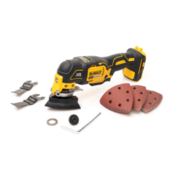 Мультитул DeWalt DCS355N-XJ (18.0В XR,макс.пропил130мм,ход26 мм, 0-3000 ход/мин,без акк.и з/у,2.4 кг