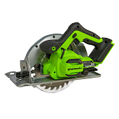 Пила циркулярная аккум. Greenworks GD24CS (24V, бесщ., без АКБ и ЗУ) 1500907