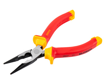 Длинногубцы Elitech 120401 диэлектрические, 160мм, 1000В, CrV   207124