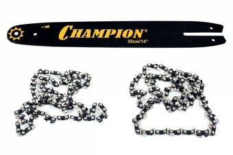 Набор шина CHAMPION 15"+ 2 цепи ( 0,325-1,5-64зв. (158SLBK095) 952934