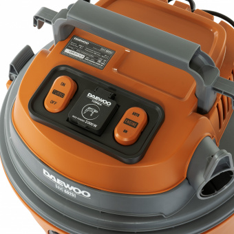 Пылесос DAEWOO DAVC 6025S (60л., 2500Вт, 2турбины, 250мБар, шланг5м, 220В, сухая + влажная уборка)