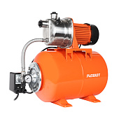 Насосная станция PATRIOT PW 850-24 INOX (насосная часть - нерж. сталь, бак 24л, 850Вт, 3000л/час) 