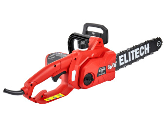 Электропила Elitech ДМ ПЭ 142ПО (1400Вт,шина30см,шаг3/8",паз1.3мм,4,8кг,поперечное распол. дв-ля) 