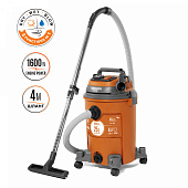 Пылесос DAEWOO DAVC 2516S (25л., 1600Вт, 230мБар, шланг4м, 220В, сухая+влажн. уборка) 