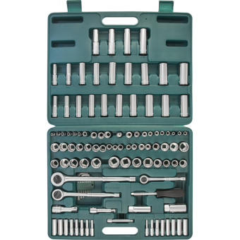 Набор инструмента Jonnesway универсальный 1/4", 3/8 и 1/2"DR, 107пр.