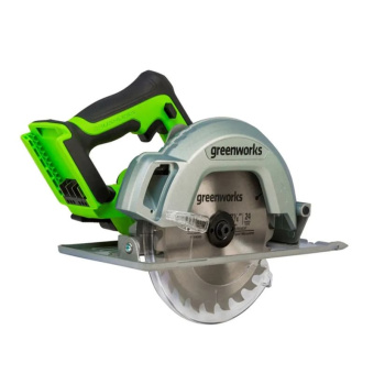 Пила циркулярная аккум. Greenworks GD24CS (24V, бесщ., без АКБ и ЗУ) 1500907