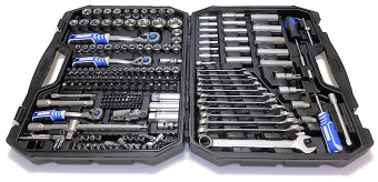 Набор инструмента HOGERT 222пр. 3/8", 1/2", 1/4" (4-32мм) НТ1R244  16915