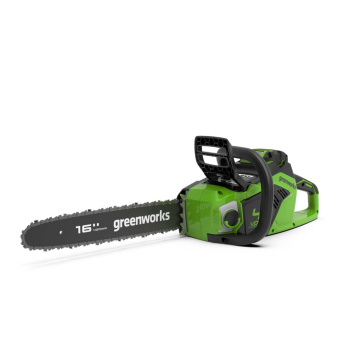 Пила цепная аккум. Greenworks GD40CS18K8 (40V, 40см, бесщет.,  до 1,8КВт, с 1хАКБ 8Ач и ЗУ)2005807UH