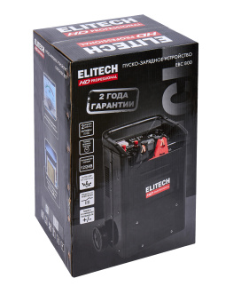 Устройство пуско-зарядн. Elitech EBC 800 (12/24В,2.5/20.0кВт,10/100А,20-1200Ач, 800А, 31.6кг) 206816
