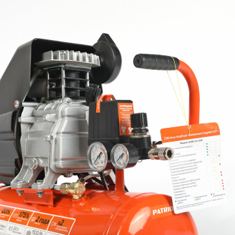 Компрессор PATRIOT EURO 24-240 (1.5кВт, выход быстросъём, выход елочка 8мм) 525306365