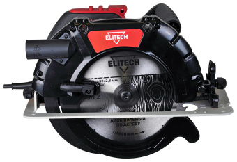 Пила циркулярная Elitech ПД 2085Э (2000Вт,4200об\м,диск-ф235х30мм,рез-85мм,8кг,кор,плавный пуск)