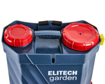 Опрыскиватель Elitech ОСА 10 аккум.,12В свинцово-кислотная батарея,бак-10л, форсунки =4шт 210636
