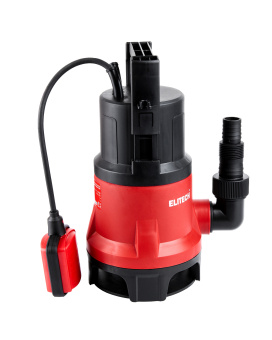 Насос Elitech НПД 550-35П погружной дренажный (550Вт,192л/м,Н=7м,гряз/вод(вкл35мм),пластик.корпус) 