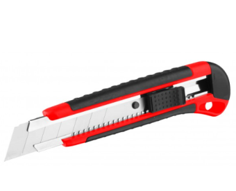 Нож Elitech 410201 строительный 25мм. ABS пластик 207180