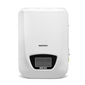 Стабилизатор напряжения DAEWOO DW-TM12kVA (12000Вт, 140-270В, КПД 95%, 2х220В, BayPass)