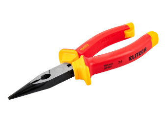 Длинногубцы Elitech 120401 диэлектрические, 160мм, 1000В, CrV   207124