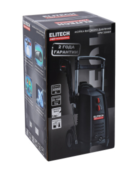 Мойка ELITECH HD HPW 3000IF(3000Вт,ном140\мак180бар,8,7л\мин,26кг,самовсасывающая,аксессуары,колеса