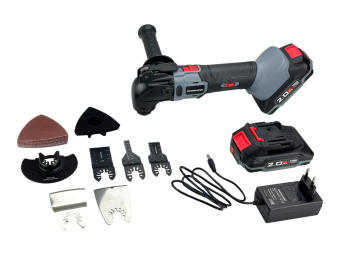 Реноватор аккум. ProfiPower MKDTM-18V (2шт. 2.0Ач, 0-18000кол/мин., 4,0°, насадок 6шт, З/У, коробка)