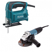 Набор инструмента Makita DK0122 (лобзик 4326+УШМ GA5030) кор 