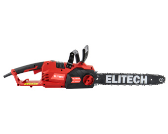 Электропила Elitech ПЭ 2416ПРБ (2200Вт,шина41см,шаг3/8",паз1.3мм,5.4кг,продол. распол. дв-ля) 210671