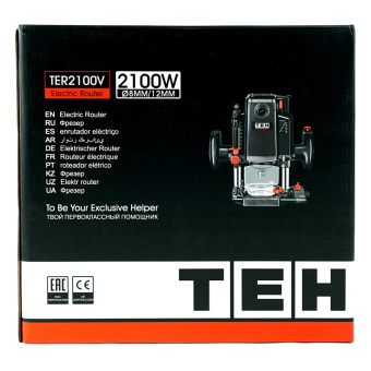Фрезер TEH TER2100V (2100Вт, 9000-22000 об/мин, размер цанги 8;12мм)
