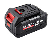 Аккумулятор Elitech RCB 2050S( ELP,20В,5.0Ач,Slider,HD Professional)(E0911.092.00) 205872
