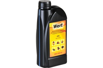Масло WERT 2001.000700 4TD полусинт.,д\4-х такт.двигателей,возд.охлаждение,1л,SAE 10W40 200364
