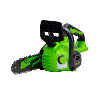Пила цепная аккум. Greenworks G24CS25K4 (24V, 25см, с 1 АКБ 4Ач и ЗУ) 2007707UB