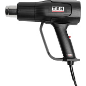 Фен TEH THG2009 (2000Вт, рег. темп. нагрева воздуха от 50 до 600°C, 2скор., кейс, 4 насадки)