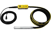 Вибратор глубинный VPK Electron Light 50/220/5/10ВЧ встроенный преобразоват. (15,7кг, 670*170*690мм)