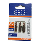 Бита EDGE by PATRIOT PH1 длина 25мм, 3шт. в блистере 818010008