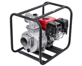 Мотопомпа Elitech МБ 1600 Д100 (E0105.004.00) (4-такт,15л.с.,1600л\мин,выс-30м,гл-7м,т\бак-6л, 47кг)