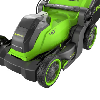 Газонокосилка аккум. Greenworks GD40LM411 (40V, 41см, 1*АКБ 4Ач и ЗУ) 2521007UB