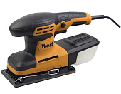 Виброшлифмашина WERT EVS 230 QD 270Вт,90х182мм,13000об\м,ампл-2.0мм,1.35кг,кор,п\сборник,зажим)