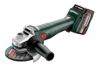 УШМ акк. Metabo W18 L 9-125 (2х5.2Ач, ASC55, Metabox) 602249650