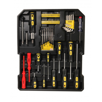Набор инструментов Tools 186пр.1/4" 1/2" 6гр 4-30мм дорожный кейс WMC186 47008
