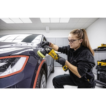 Полировальная машина DeWalt DCM848N-XJ (18В, 125мм, б/акк и зу)