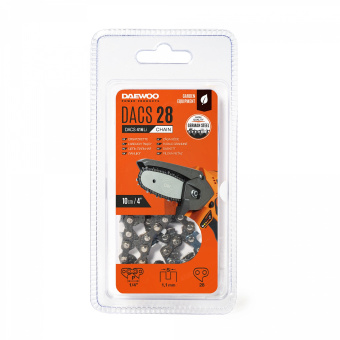 Цепь пильная DAEWOO DACS 28  для DACS 416Li (шаг цепи 1/4', 24зв, толщина звена 1,1мм)
