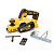 Рубанок DeWalt DCP580N-XJ аккум. (18В XR, 15000об/мин, нож82мм, дл.подошвы 295мм, б/акк.и з/у,2.5кг)