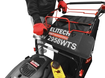 Пылесос воздуходув-измельчитель садовый Elitech HD GV 2958WTS (Loncin,2,9кВт,58см,270км/ч,18м3,135л)
