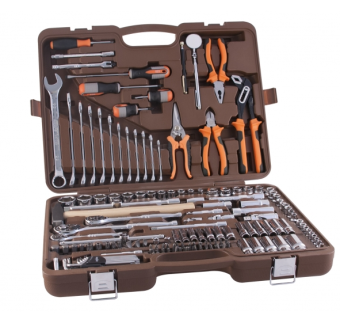 Набор инструмента 150 пр. 1/4"-1/2"-3/8" 4-30мм OMBRA  ОМТ150S