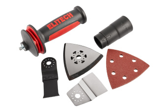 Мультитул Elitech МИ 5005 Э (500Вт,8000-16000кол\м,1.65кг,чем,OQIS\OIS,аксессуары) 204503