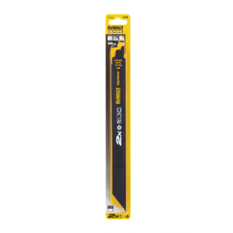 Полотно д/сабельной пилы Dewalt по мет. 305*1,4-1,8мм BiM 5шт. DT2409L-QZ