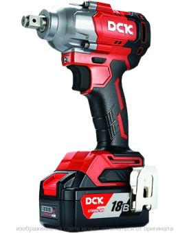 Гайковерт аккум. DCK KDPB 488 (ударный, 18В, 1/2 ", 2*5А/ч, 488Нм)