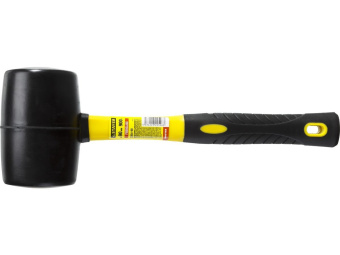 Киянка STAYER Professional резиновая ЧЕРНАЯ 900гр. с фиброгласс. ручкой 2054-90