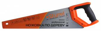 Ножовка Sturm по дереву,450мм,11-12 зуб на дюйм, проф.,каленый зуб 2100202